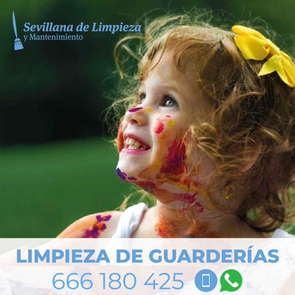 Limpieza de guarderías en Sevilla